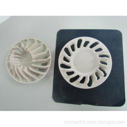 White Back POM Plastic Gear CNC Plastic Machining Hardware
